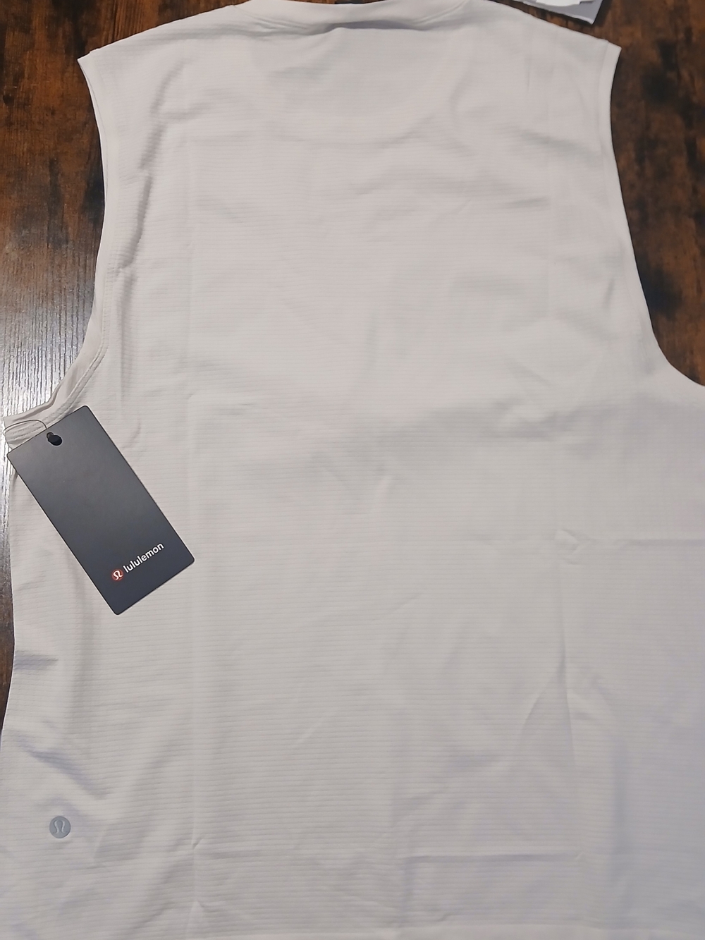lululemon athletica Men’s Sleeveless Performance Shirt — Cream